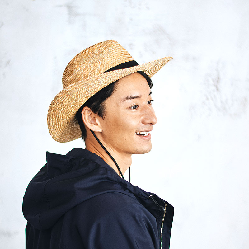 田中帽子店 Alek（アレック）麦わら ウエスタン風ハット