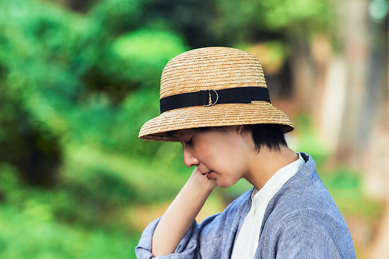 田中帽子店 Manon（マノン）麦わら クロッシェ