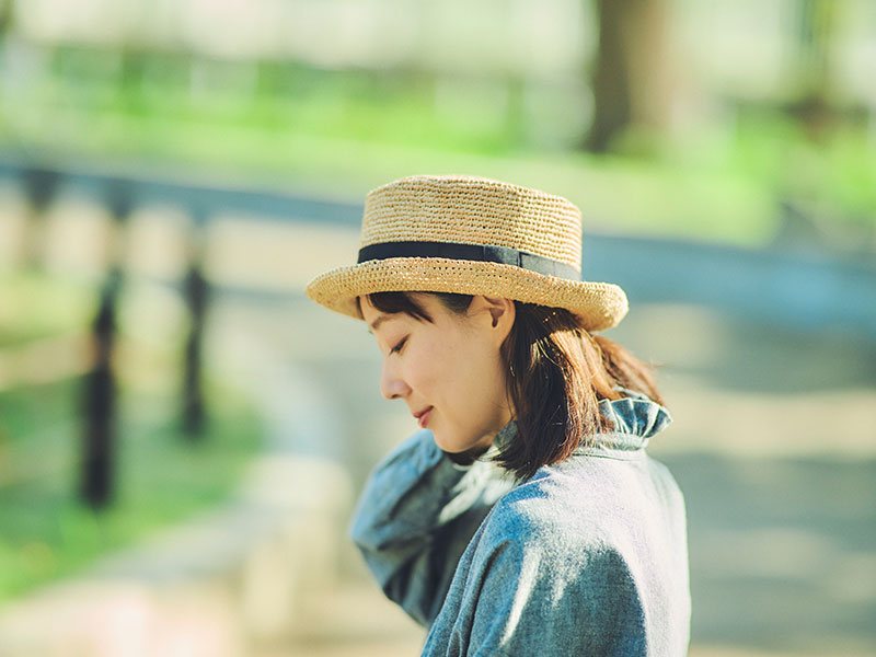 田中帽子店 Brice2（ブリス2）ラフィア ポークパイハット