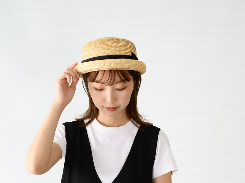 田中帽子店 ABELLA（アベラ）麦わら女性用帽子