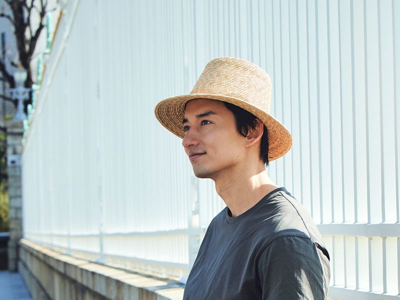 田中帽子店 Marga（マルガ）麦わらツバ長ハット