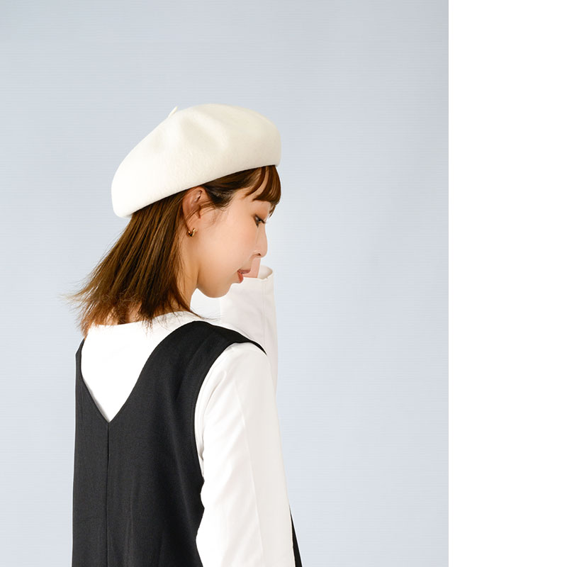 YOKOI BERET CANON（カノン） トークバスクベレー帽 