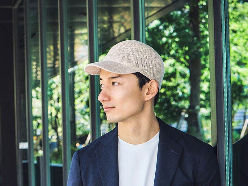 YOKOI BERET KOHARU(コハル) 麻混 キャップ