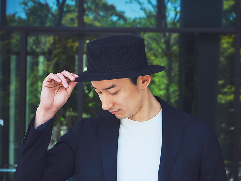 YOKOI BERET SUZUKA(スズカ) 麻混 カンカン帽