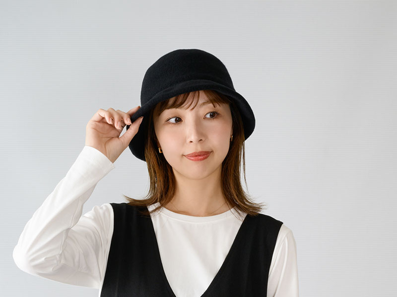 YOKOI BERET Berta2(ベルタ) ウールクロッシェ