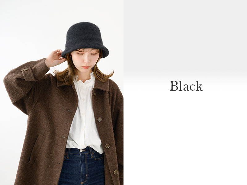 YOKOI BERET Berta（ベルタ） アンゴラ混 起毛クロッシェ 