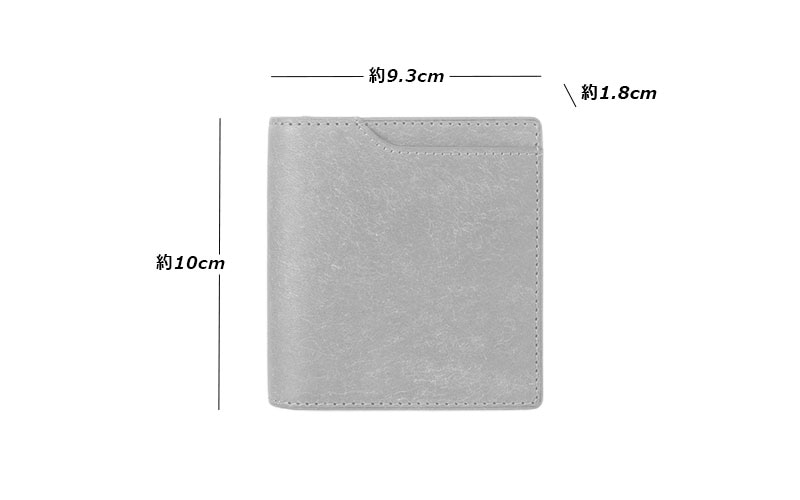 MILAGRO・イタリアンエイジングレザー・薄型コンパクト財布