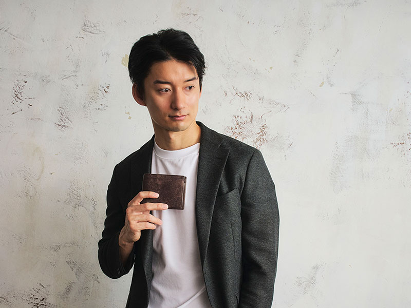 MILAGRO・イタリアンエイジングレザー・2つ折り財布