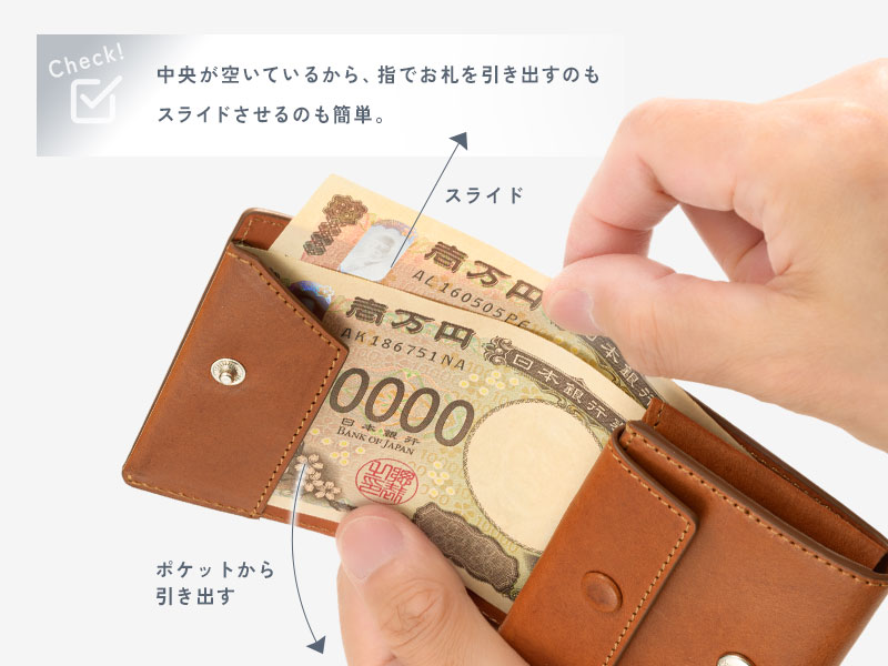 MILAGRO piatto イタリアンレザー・コンパクトウォレット