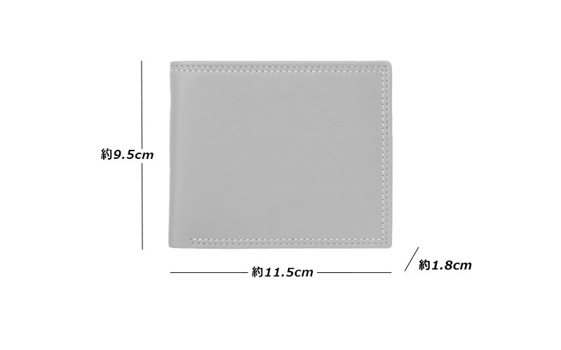 MILAGRO キップレザー・二つ折り札入れ