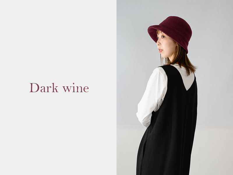 YOKOI BERET Berta2(ベルタ) ウールクロッシェ