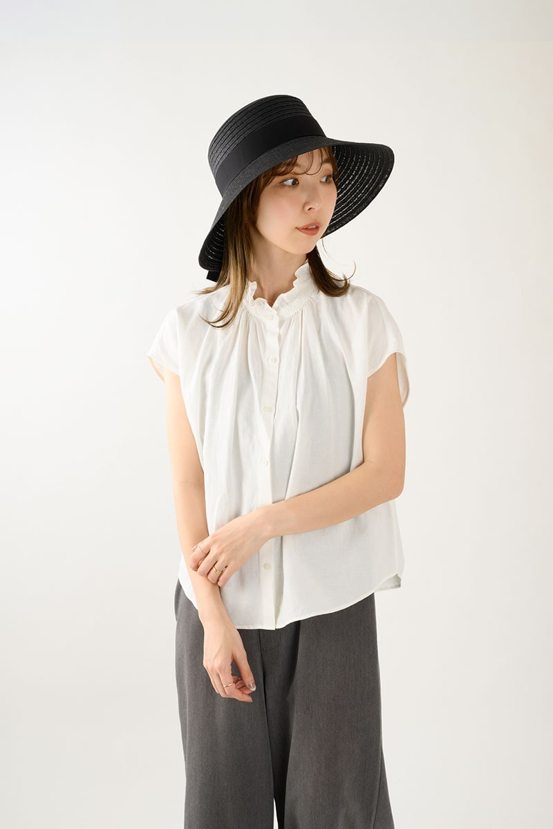 岡本帽子 マニラ麻・キャペリン