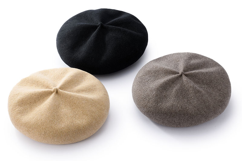 YOKOI BERET ALIN（アリン） つまみベレー帽 