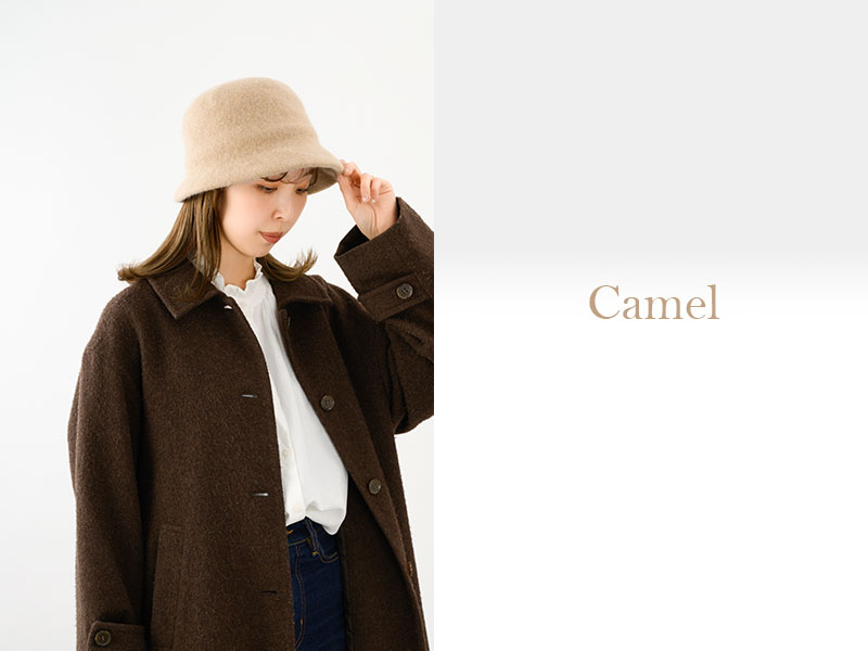 YOKOI BERET Berta（ベルタ） アンゴラ混 起毛クロッシェ 