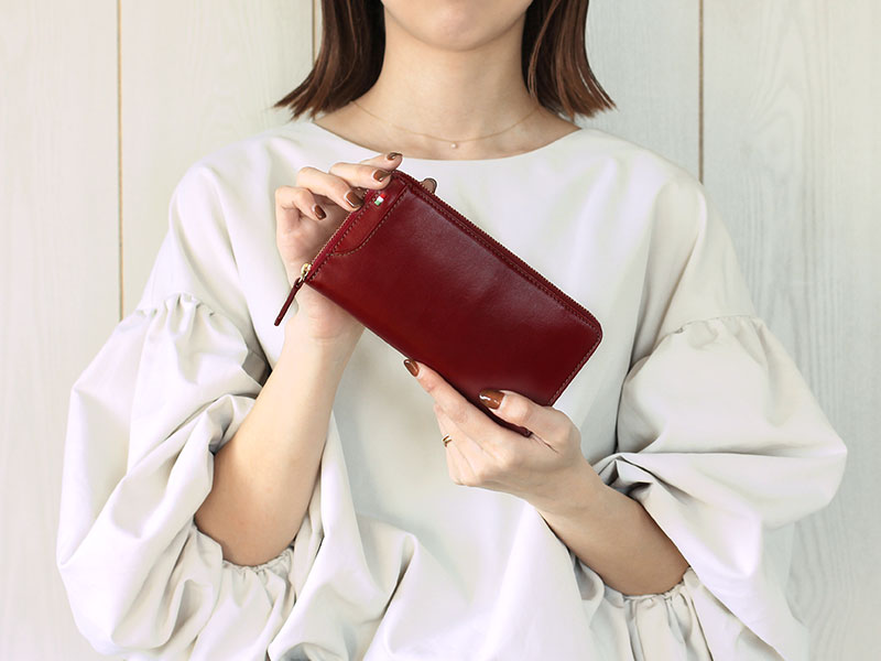 MILAGRO・イタリアンレザー スマート ギャルソンウォレット