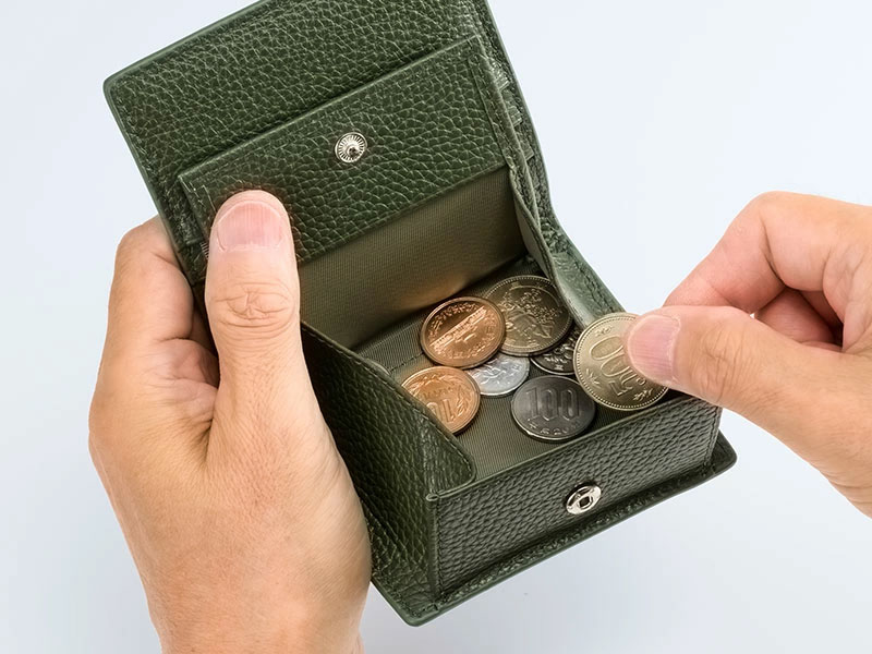 MILAGRO piatto イタリアンシュリンクレザー・薄型コンパクト財布