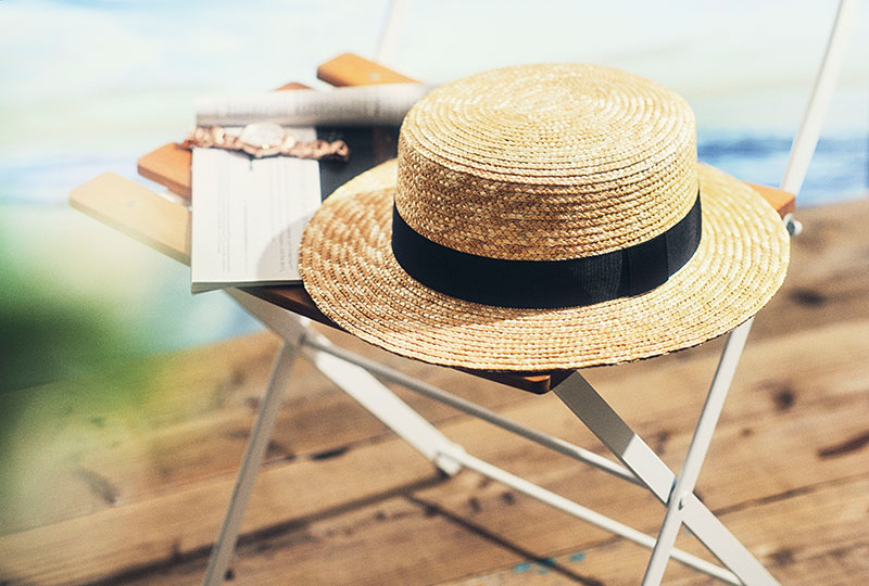 田中帽子店 Marin/G（マラン/ジー）麦わら カンカン帽