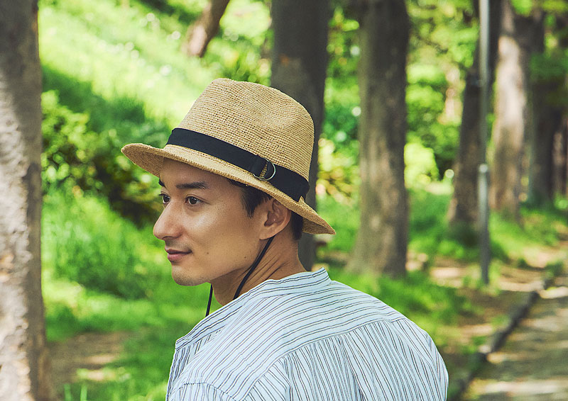 田中帽子店 Bailey（ベイリー）ラフィア 中折れつば広帽子