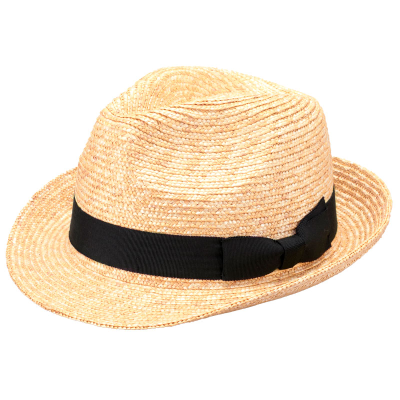 田中帽子店 Dino（ディーノ）麦わら 中折れハット