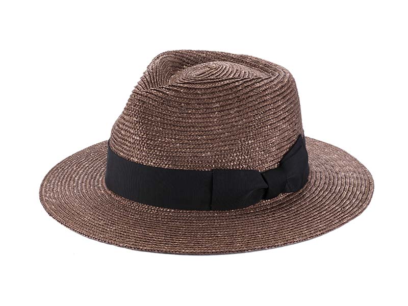 田中帽子店 Ralf（ラルフ）麦わら つば広中折れハット