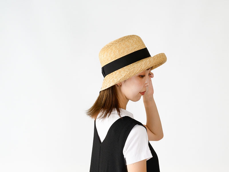 田中帽子店 Blair（ベルニ）麦わら ブルトン