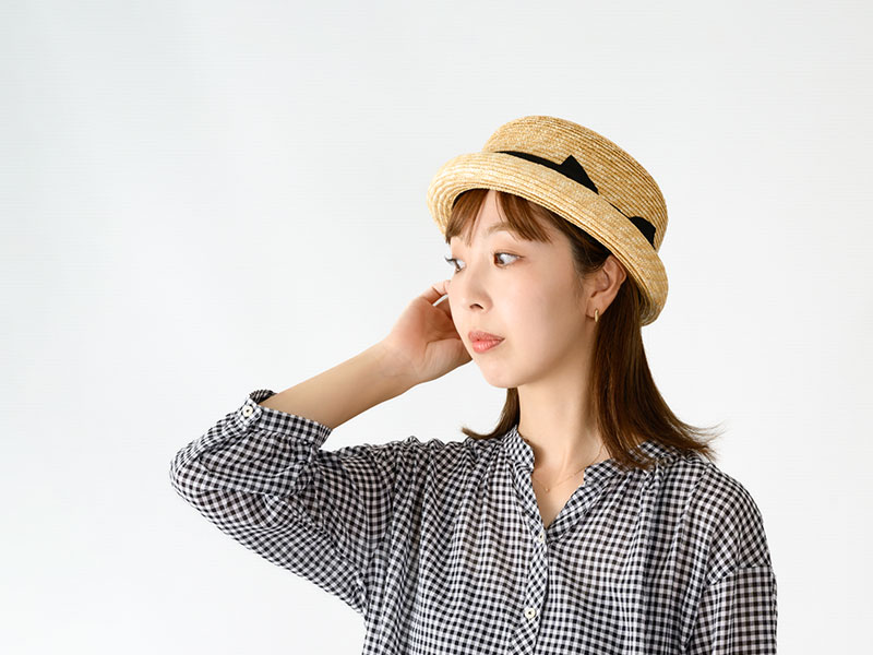 田中帽子店 ABELLA（アベラ）麦わら女性用帽子