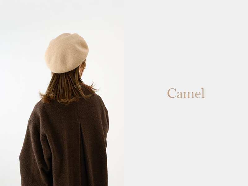 YOKOI BERET Celia（セリア） アンゴラ混 起毛リブベレー 