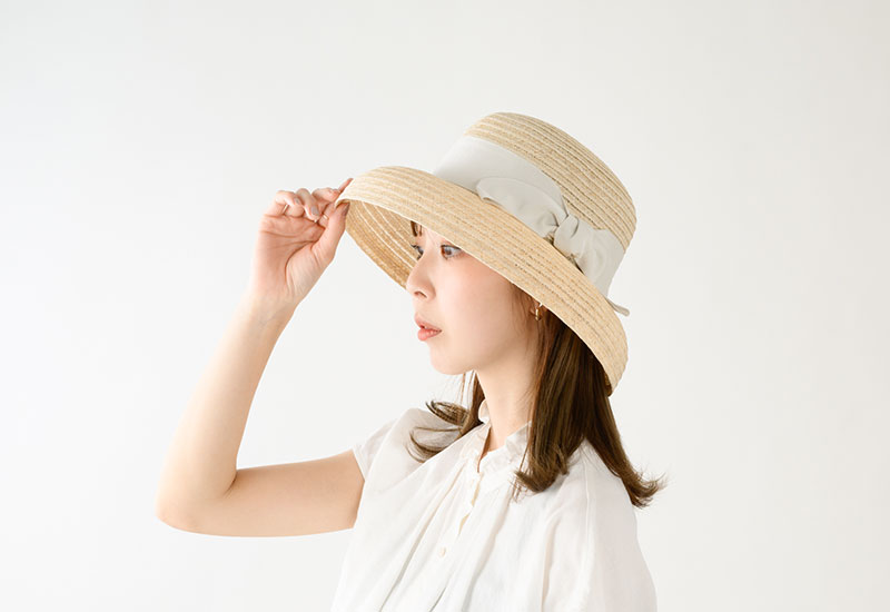 岡本帽子 マニラ麻カサブランカ