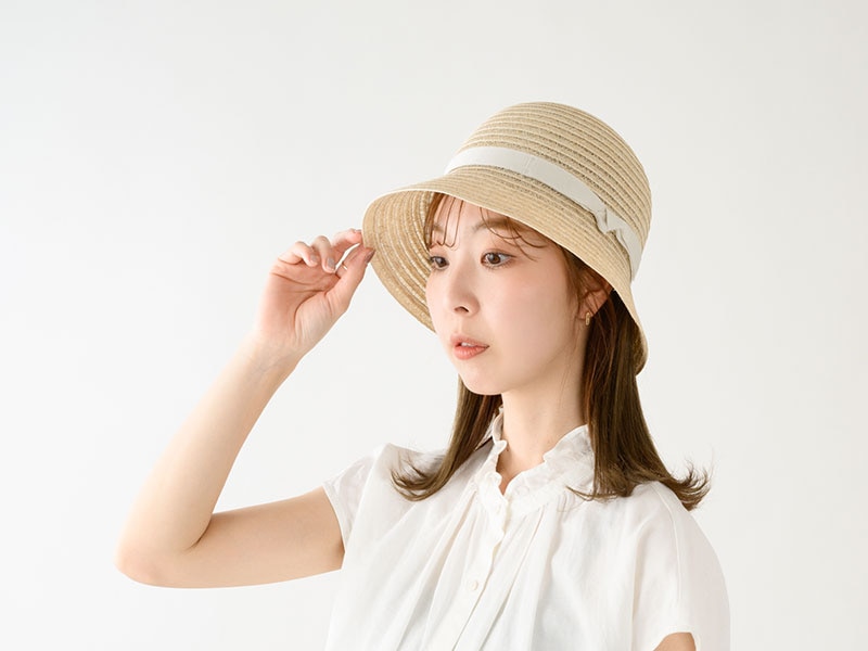 岡本帽子 マニラ麻・クロッシェ