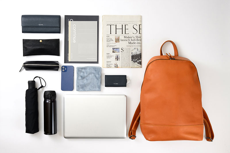 ANON ナチュラルレザー・バックパック