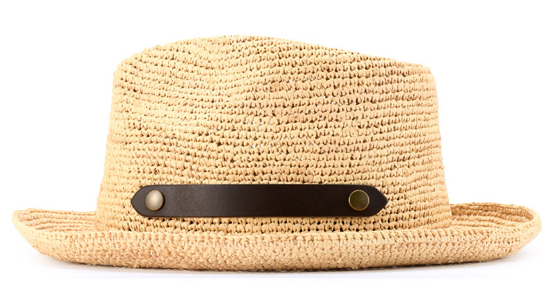 田中帽子店 Paulo2（ポーロ2）ラフィア 中折れ帽子