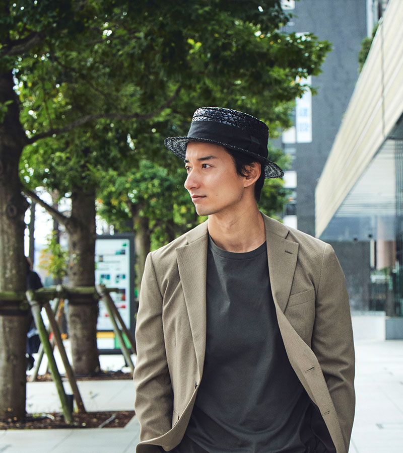 田中帽子店 Orge（オルジュ）花麦カンカン帽