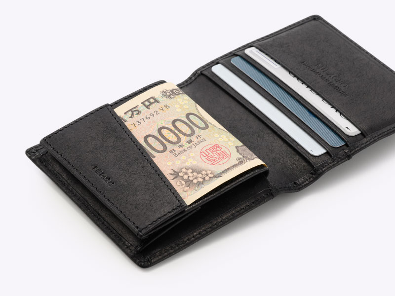 MILAGRO・イタリアンエイジングレザー・薄型コンパクト財布