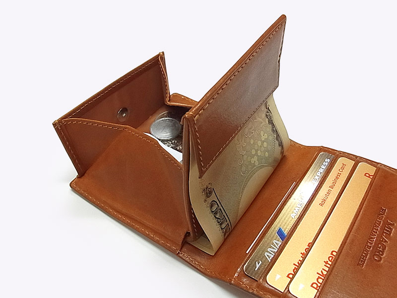 MILAGRO piatto イタリアンレザー・薄型財布
