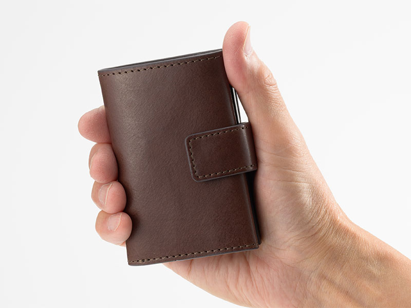 MILAGRO piatto イタリアンレザー・RFID対応スライドカードウォレット