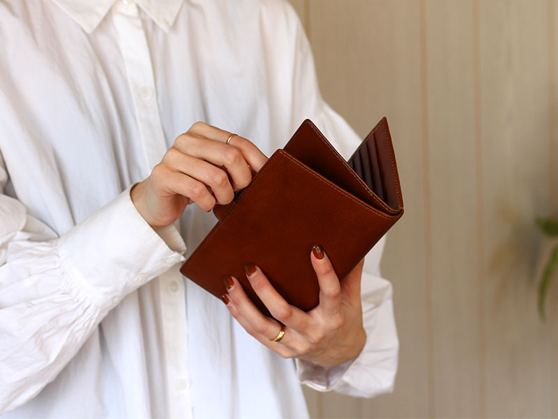 MILAGRO・イタリアンレザー・カード30枚長財布