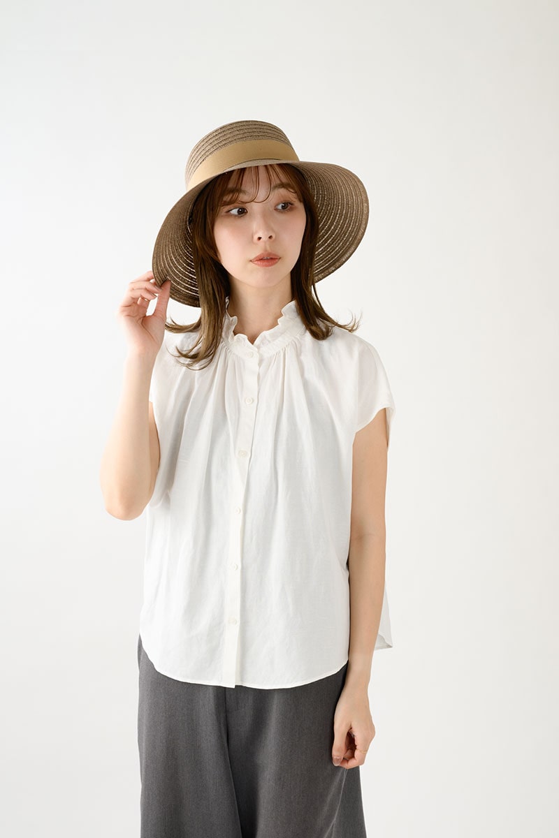 岡本帽子 マニラ麻・キャペリン