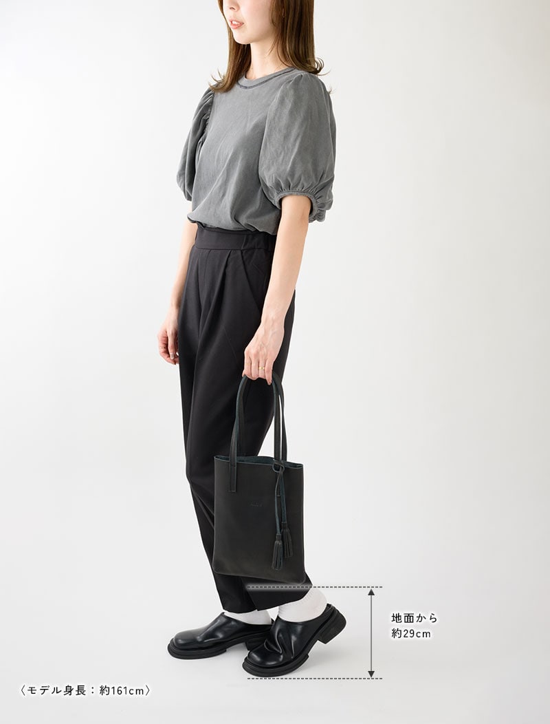 ANON ナチュラルレザー・ミニトートバッグ