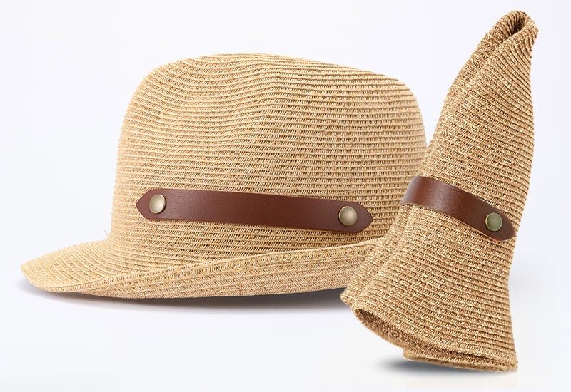 田中帽子店 Dion（ディオン）麻調ブレード・中折れハット