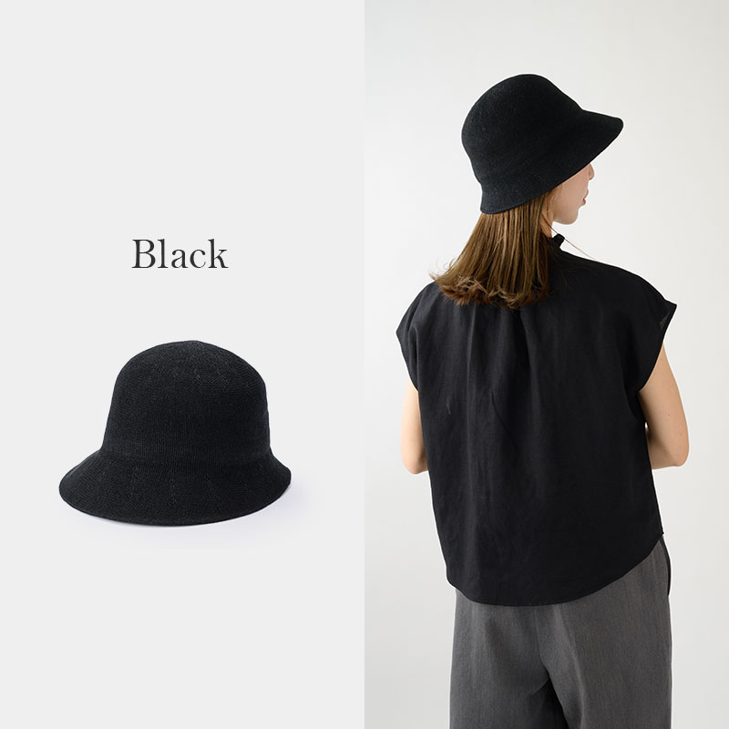 YOKOI BERET RINKA(リンカ) 麻混 ショートクロッシェ