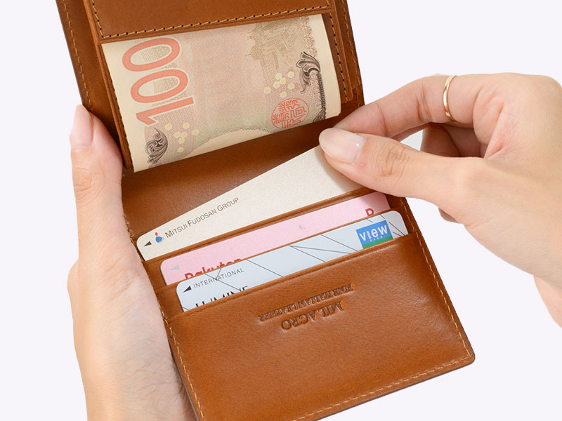 MILAGRO piatto イタリアンレザー・薄型財布