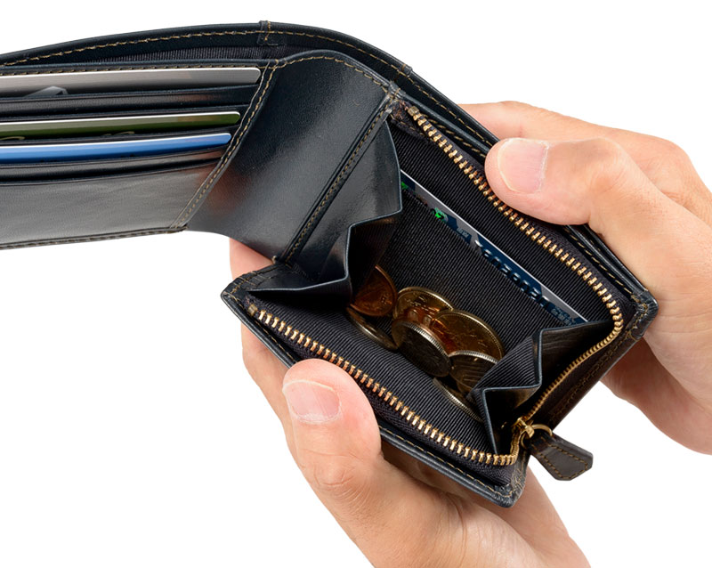 MILAGRO・イタリアンレザー23ポケット 2つ折り財布