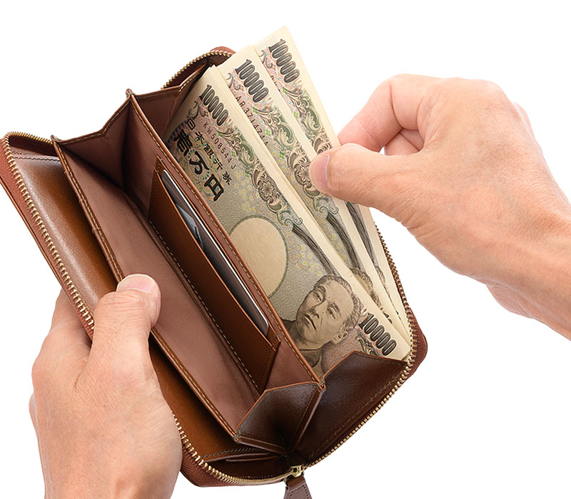 MILAGRO・イタリアンレザー スマート ギャルソンウォレット