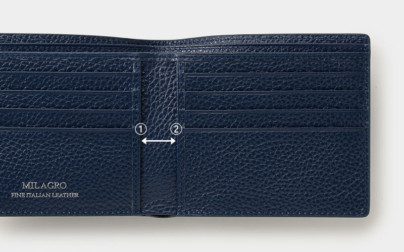 MILAGRO・イタリアンシュリンクレザー・札入れ