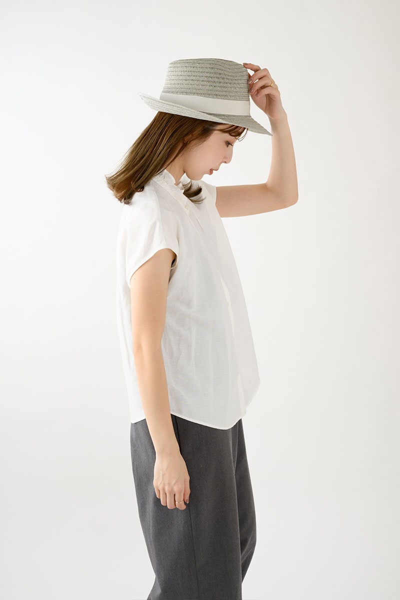 岡本帽子 マニラ麻・中折れ帽子