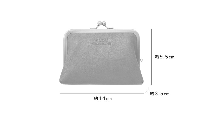 ANON ゴートレザー がま口財布