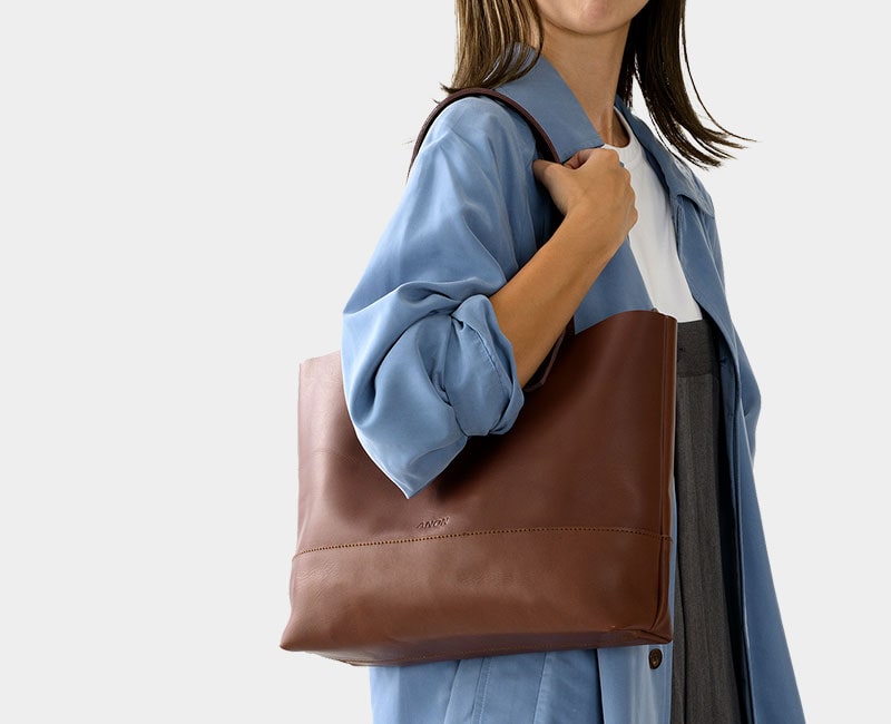 ANON ナチュラルレザー・トートバック