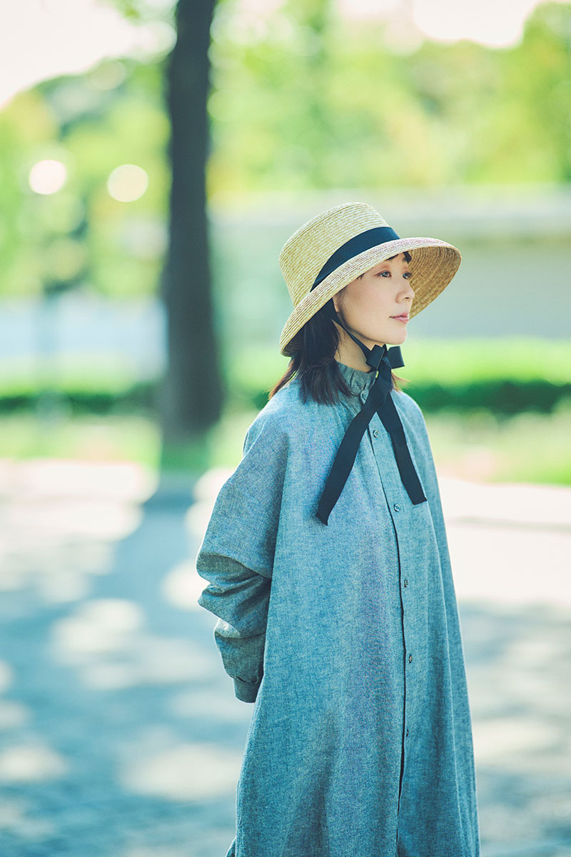 田中帽子店 Bianka(ビアンカ)麦わら ロングリボン カサブランカ