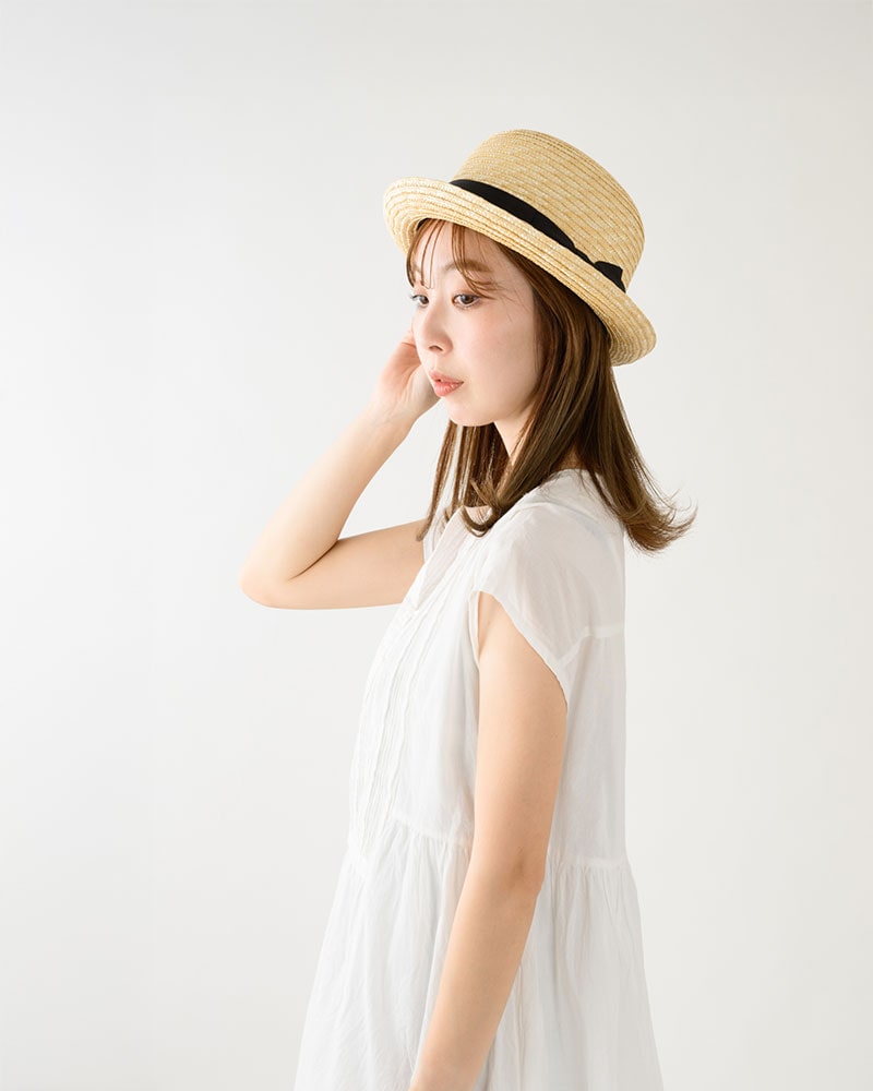 田中帽子店 Nicole（ニコル）麦わらセーラーハット