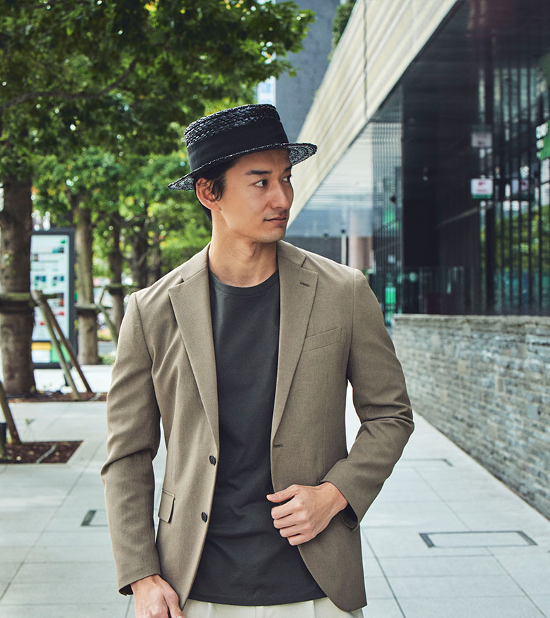 田中帽子店 Orge（オルジュ）花麦カンカン帽